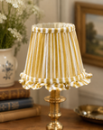 Honey Stripe Ruffle Mini Shade