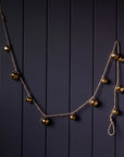 Gold Jingle Bell Garland