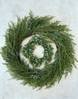 24" Juniper & Cypress Wreath