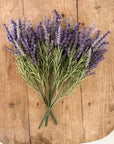 Faux Lavender Stems, 16" and UV Protected