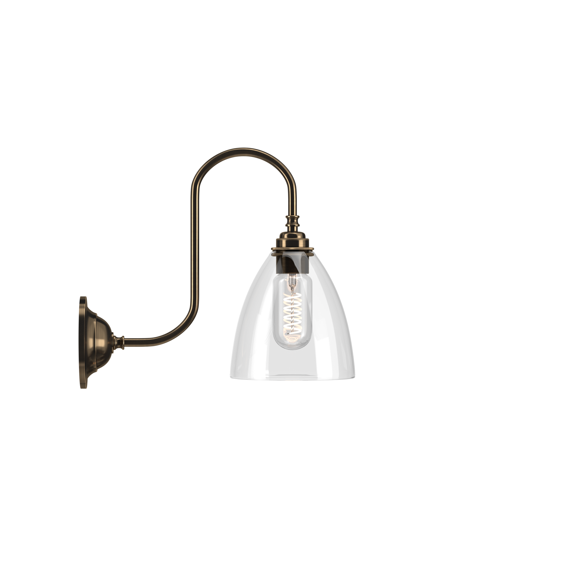 Ledbury Wall Sconce in Antique Brass