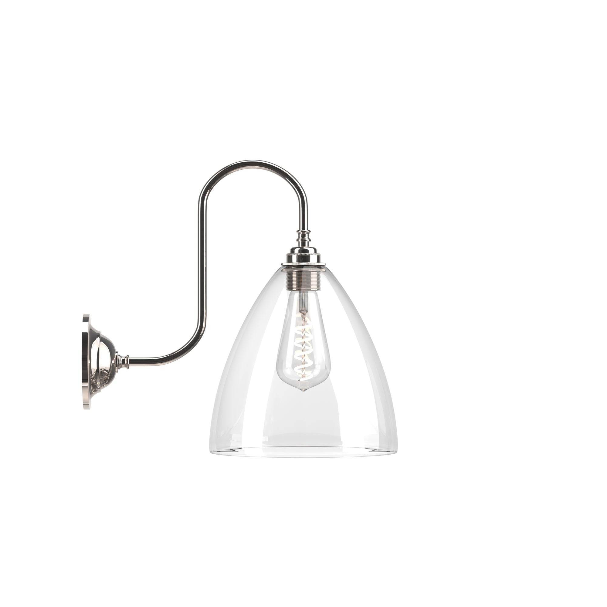 Ledbury Wall Sconce in Nickel