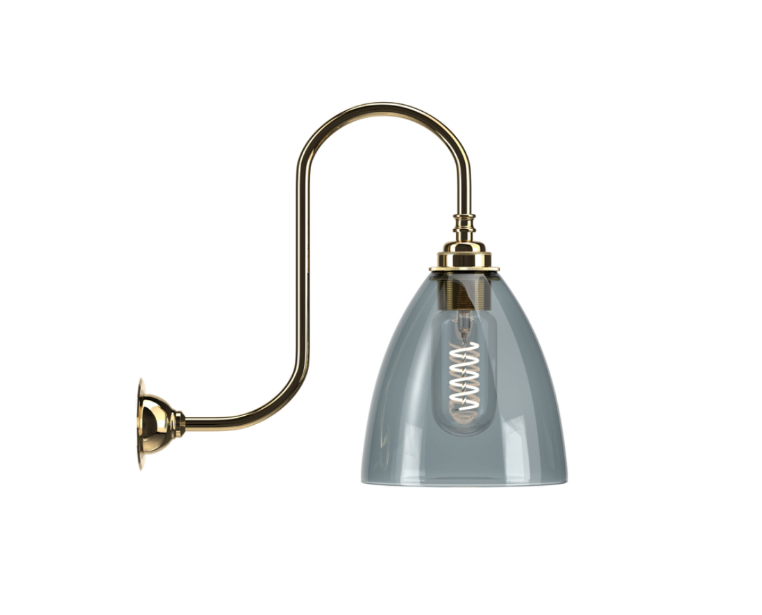 Ledbury Wall Sconce in Polished Brass