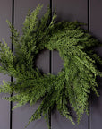 MINI - Cypress Wreath 12"
