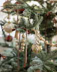Mercury Glass Icicle Ornaments, Set of 6