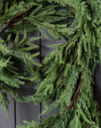 Norfolk & Cypress Mix Real Touch Faux Chrismas Garland 6ft