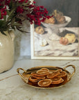 Vintage Brass Round Tray