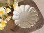Small Petal Dish in Cream