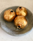 Pomegranate Ornament, Antique Bronze 3.5”