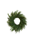 24" Real Touch Norfolk & Cypress Real MIX Wreath