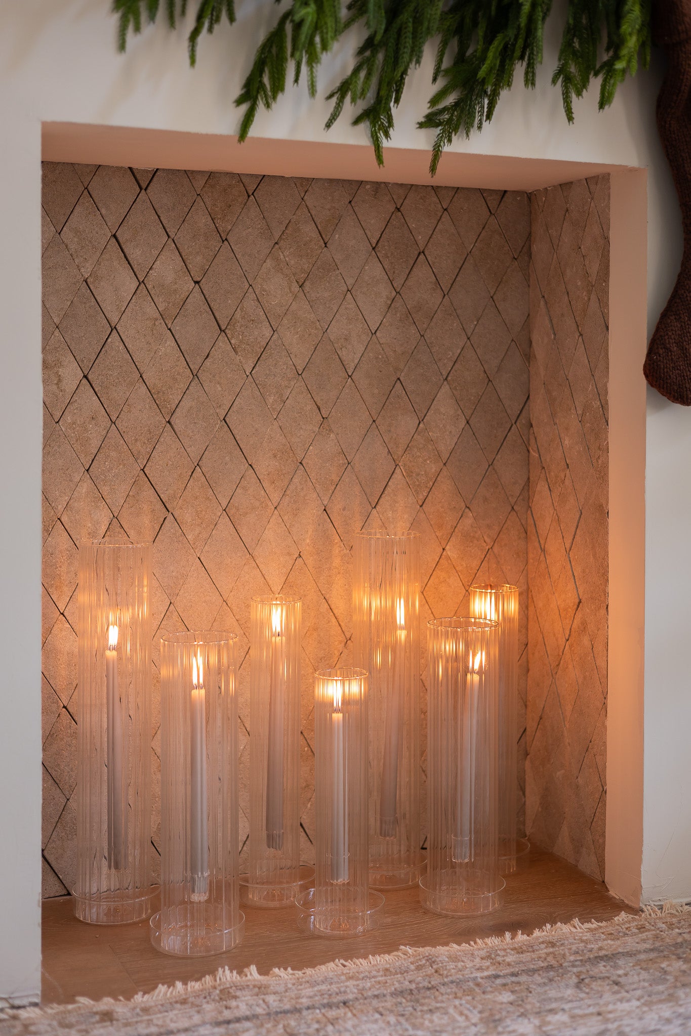 Reeded Candle Sleeves