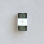Ribbed Pillar Candle in Moss