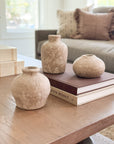 Sculptural Clay Vases, Set of 3