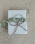 Silver Rhinestone Bow Ornament