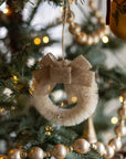 Sisal Wreaths with Bow, Set of 2