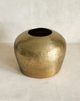 Small Textured Brass Vase