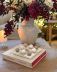 Marble Tic Tac Toe Decor