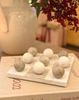 Marble Tic Tac Toe Decor