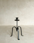 Twisted Wrought Iron Single Taper Holder