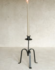 Twisted Wrought Iron Single Taper Holder