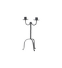 Twisted Wrought Iron Candelabra