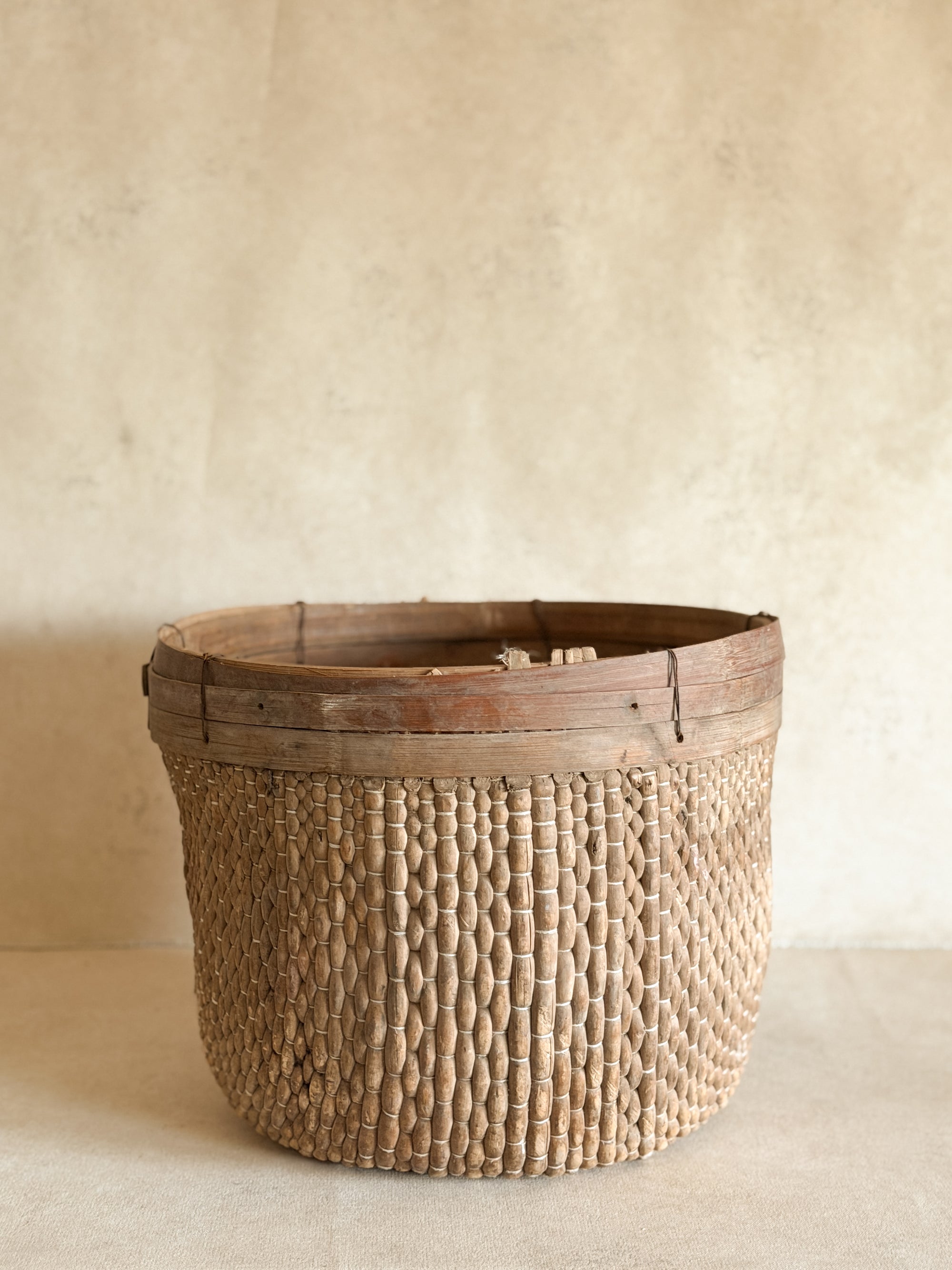 Antique Village Basket