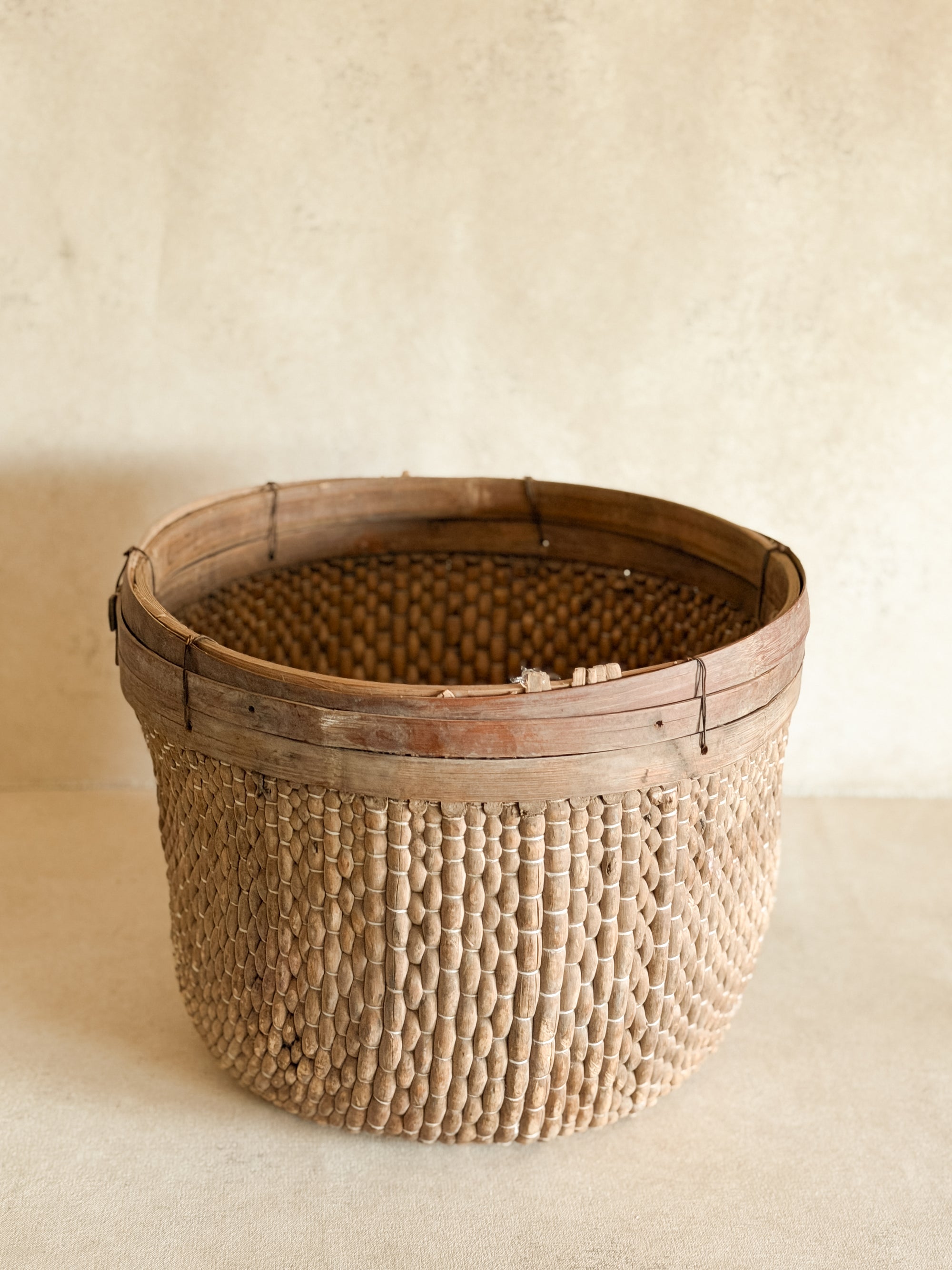 Antique Village Basket