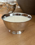 Vintage Silver Revere Bowl Candles