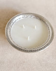 Vintage Silver Plate Candles