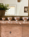 Vintage Silver Revere Bowl Candles