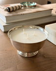 Vintage Silver Revere Bowl Candles