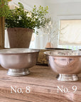 Vintage Silver Revere Bowl Candles