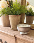 Vintage Silver Revere Bowl Candles