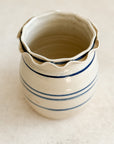 Vintage Striped Vase