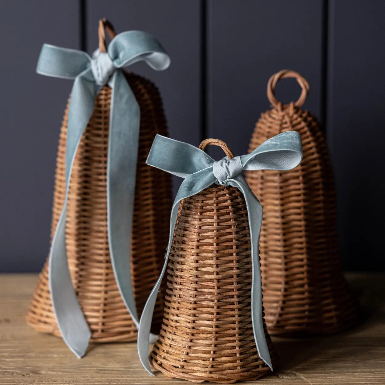Wicker Bells, Set of 3 (Pre Order)