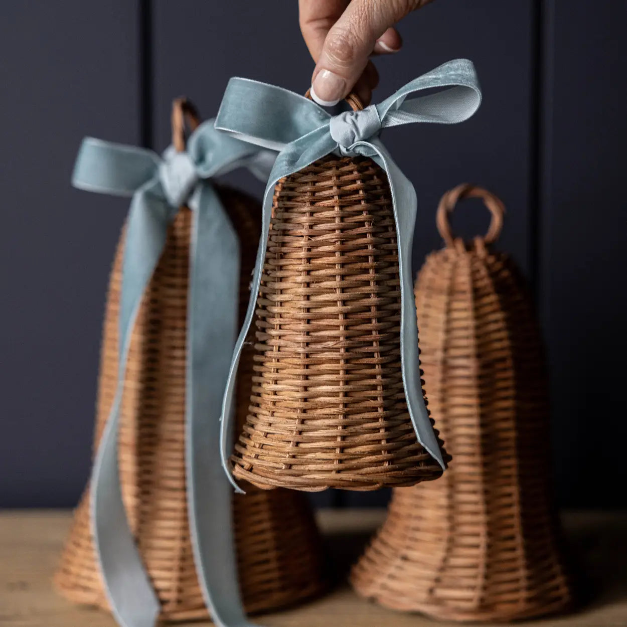 Wicker Bells, Set of 3 (Pre Order)
