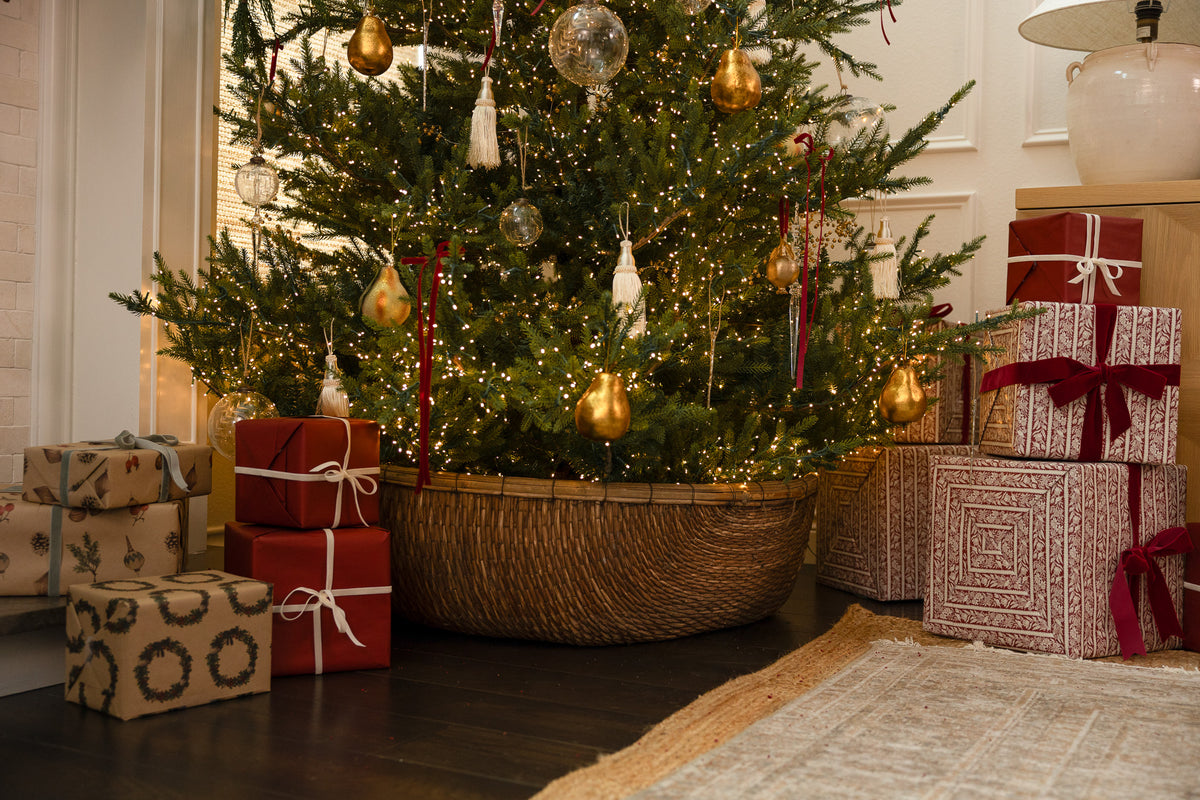 Burgundy Solid Gift Wrap