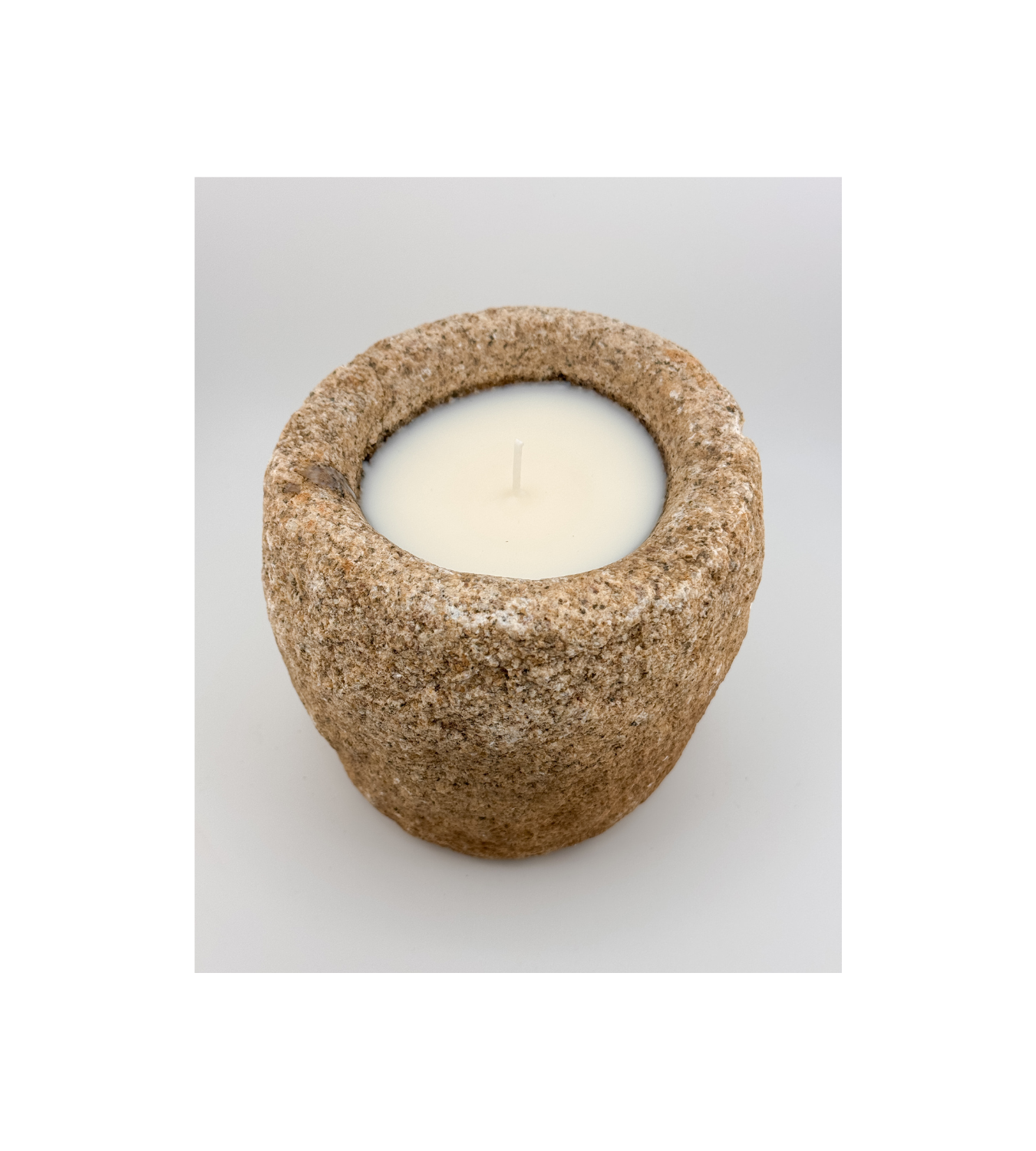 Stone Mortar Candles