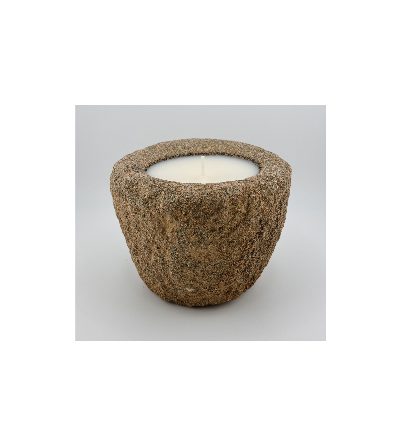 Stone Mortar Candles