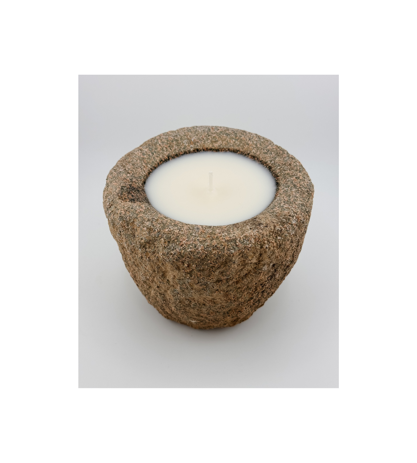 Stone Mortar Candles