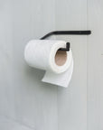 Cottage Black Iron Toilet Paper Holder