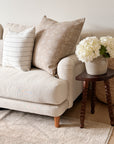 Dasari Natural in Sand Pillow Cover, 24x24