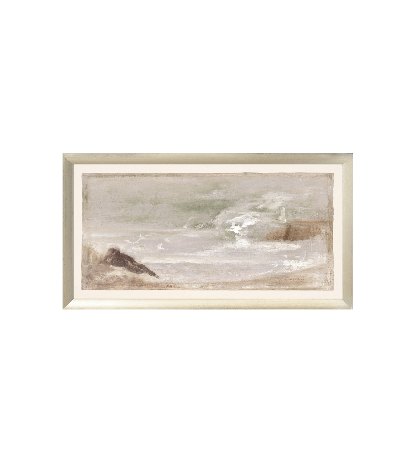 Pastel Seascape Framed Art