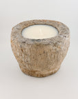 Stone Mortar Candles