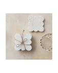 Travertine Scalloped Coasters