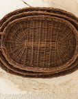 Hand-Woven Wicker Tabletop Baskets