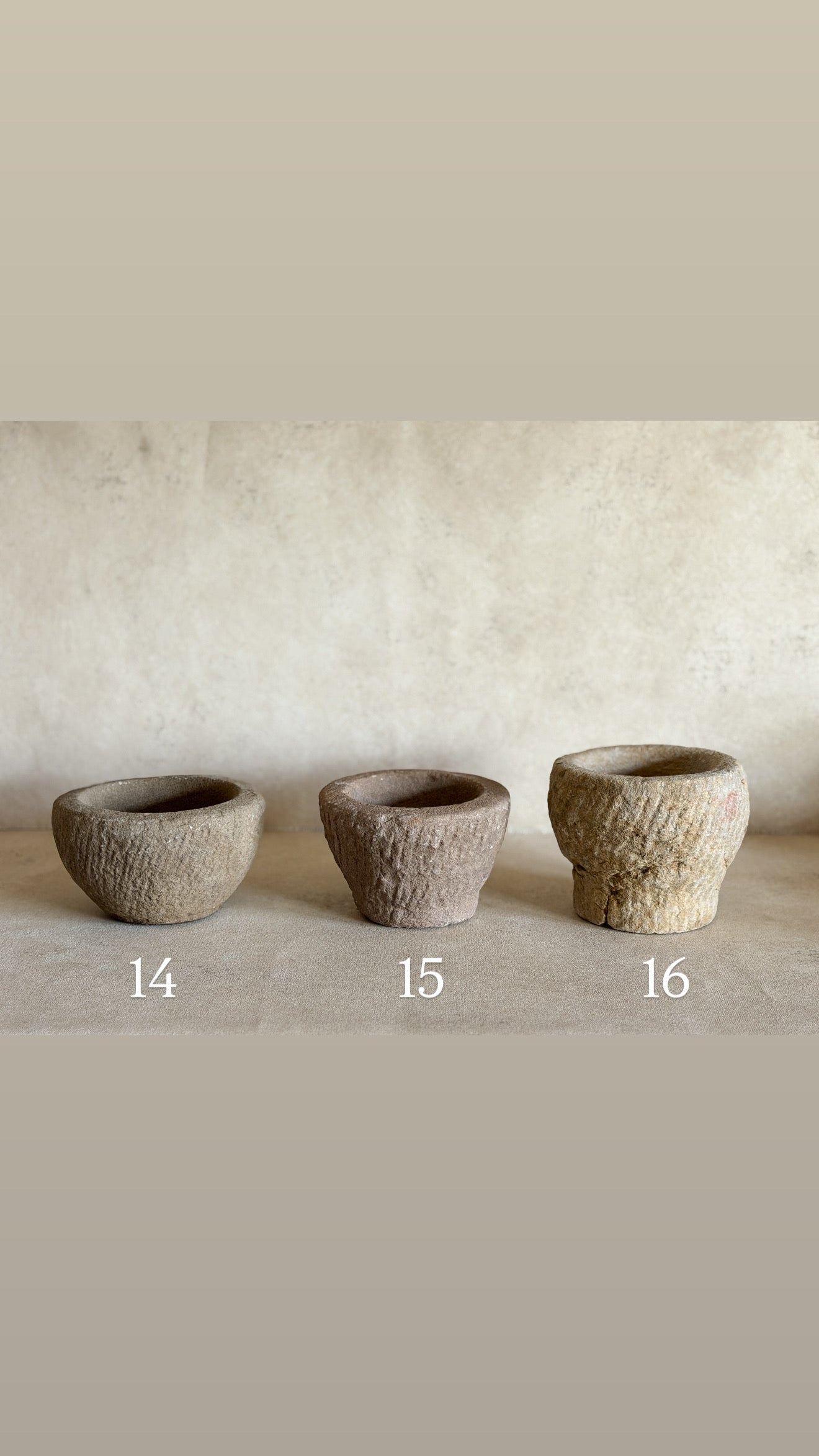 Stone Mortar Vessels