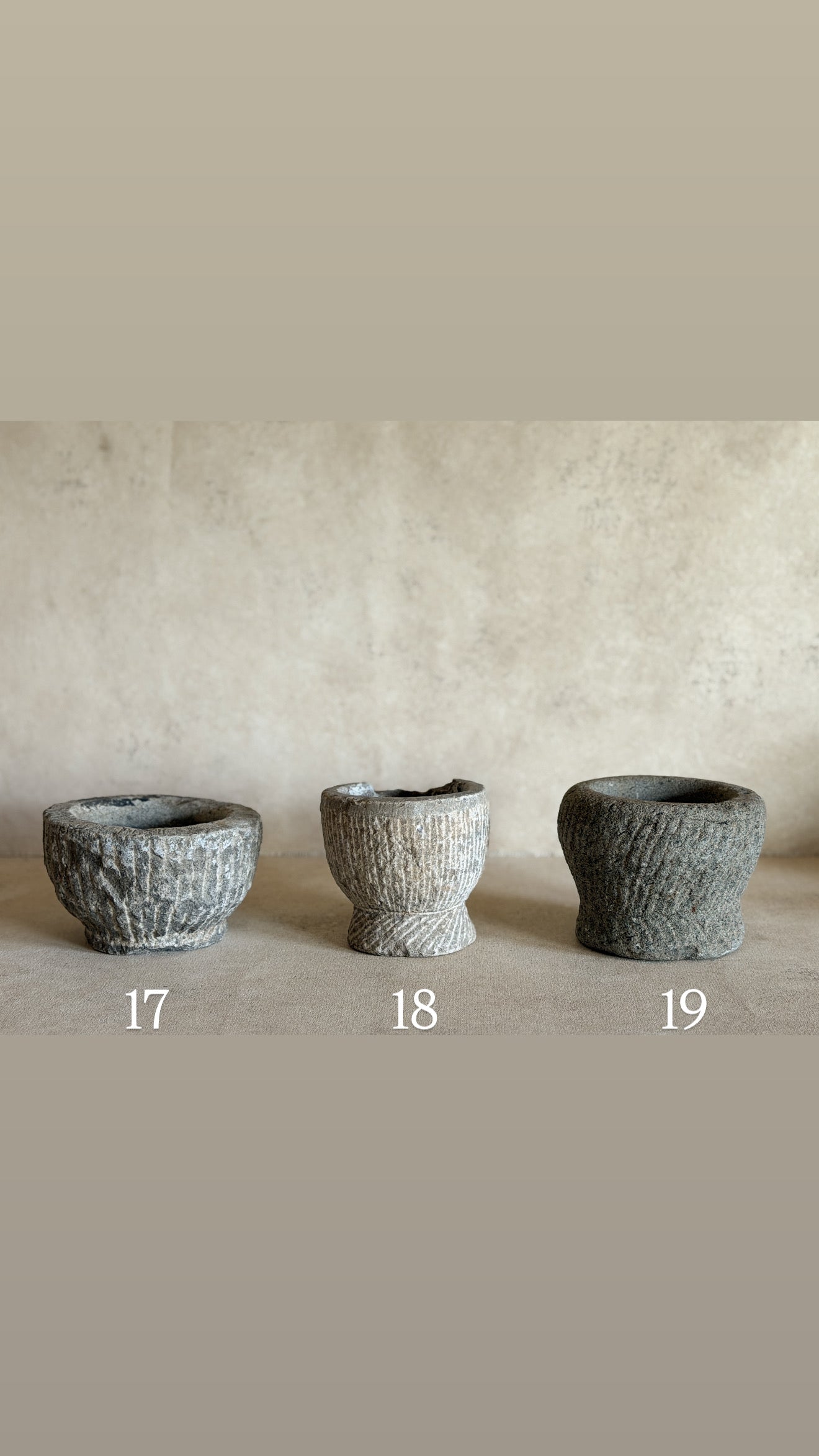 Stone Mortar Vessels