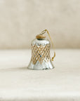 Hand-Painted Mercury Glass Bell Ornament