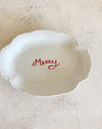 Stoneware Merry Table Plate